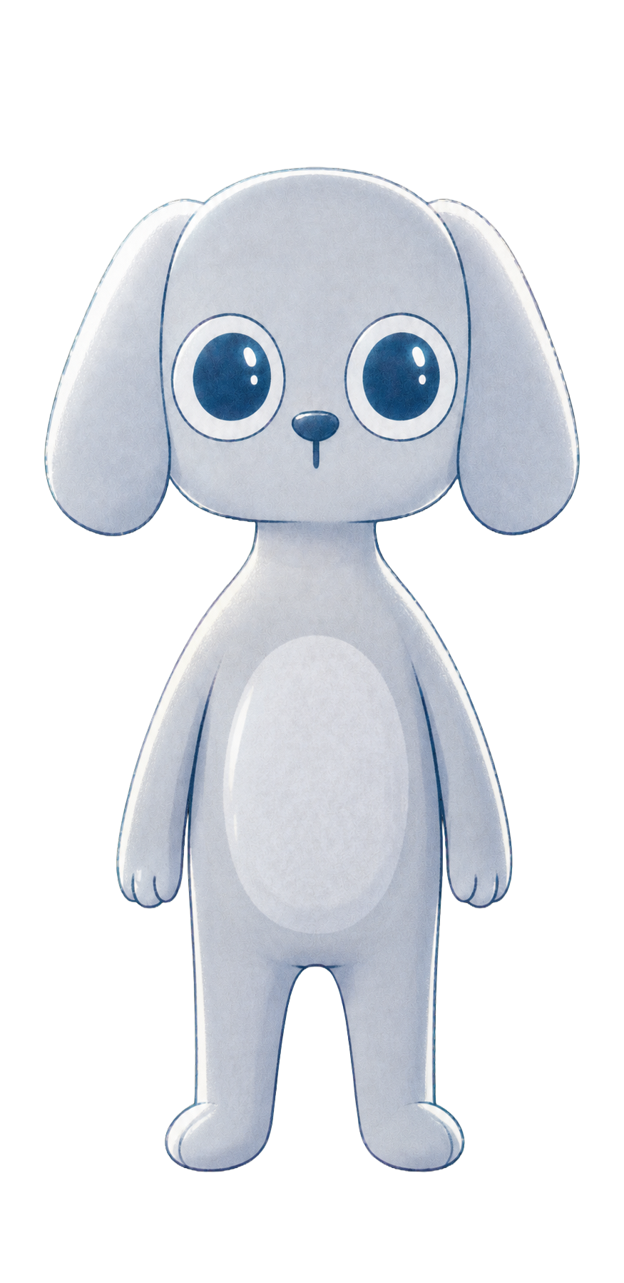 Degs, the silver dog character of DEGS ON SILVER
